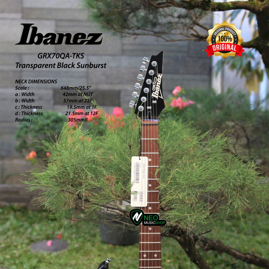 Ibanez GRX70QA TKS Electric Guitar Gio Series Original – Neo Music