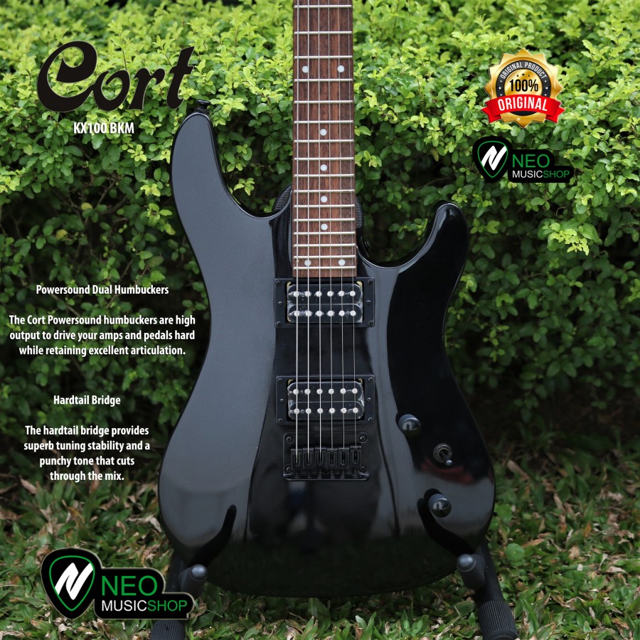 ELECTRIC GUITAR CORT KX100 BLACK – Neo Music