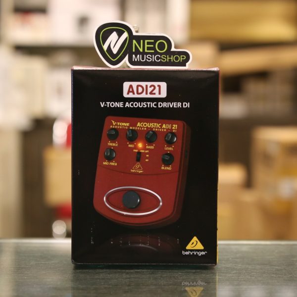 Behringer ADi21 VTone Acoustic Preamp With DI Recording Output Neo Music